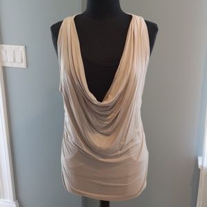 Cowl Neck Laundry Shelli Segal Top M